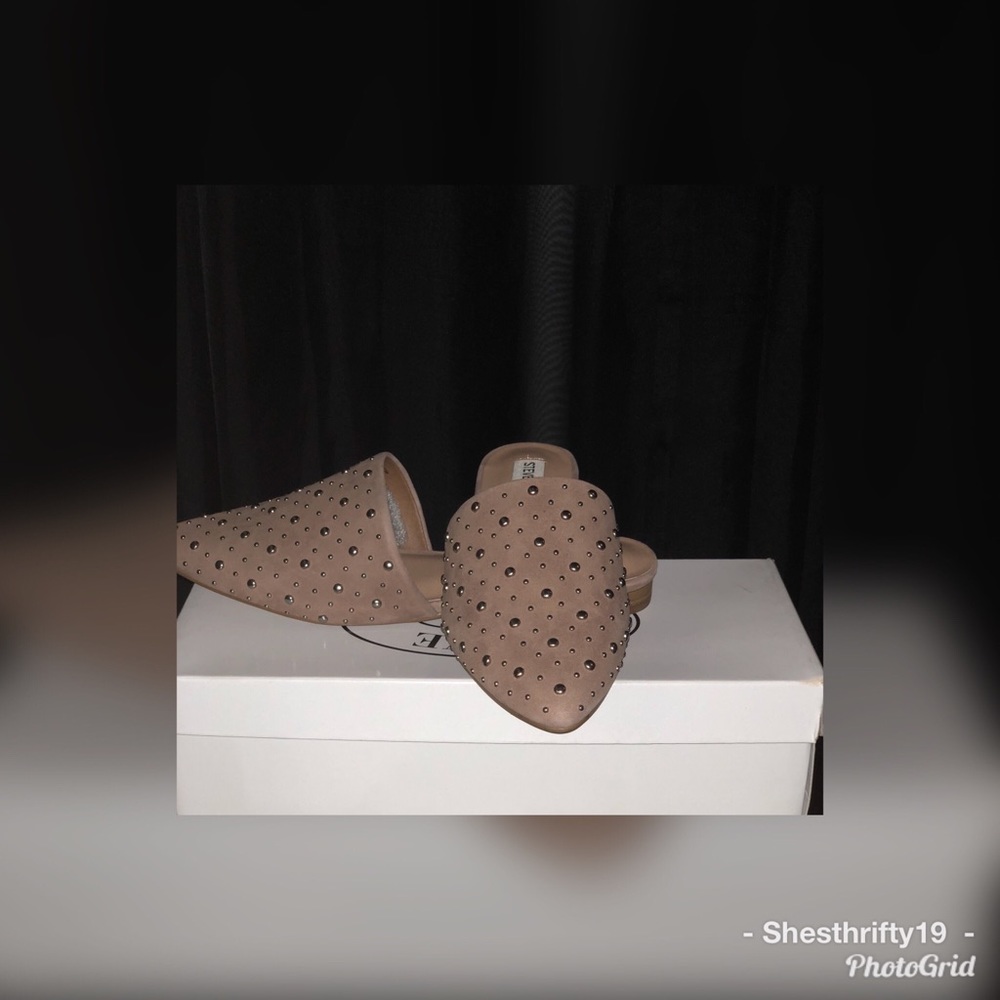 Steve Madden studded mules